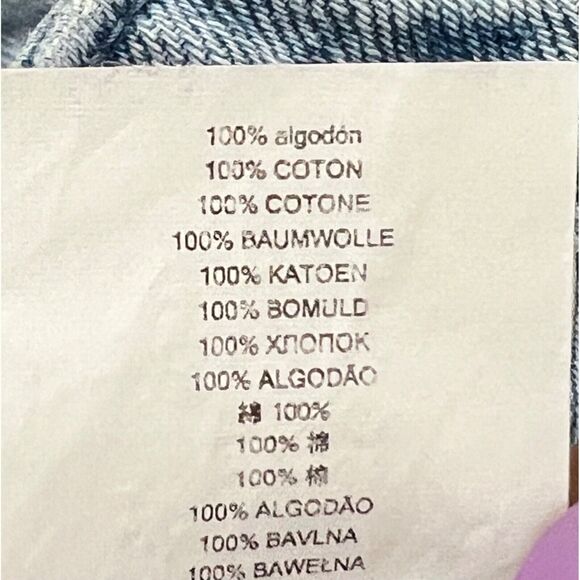 Michael Kors Jean Skirt Womens 14 Blue Denim Mini Button Front Casual Timeless - Picture 13 of 16